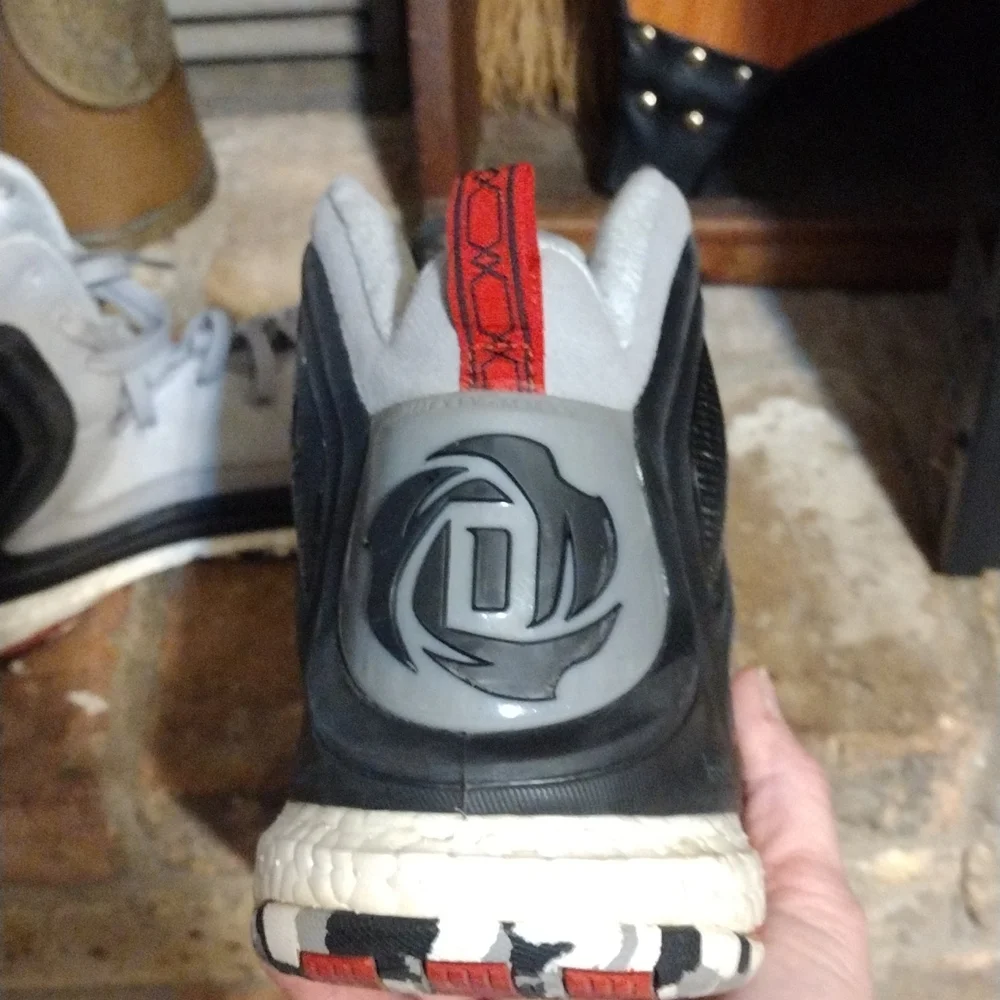 Rare Adidas 2015 D Rose 5 Boost 'Light Onyx C76798 S 13 Chicago Bulls BB Shoes - Picture 10 of 15